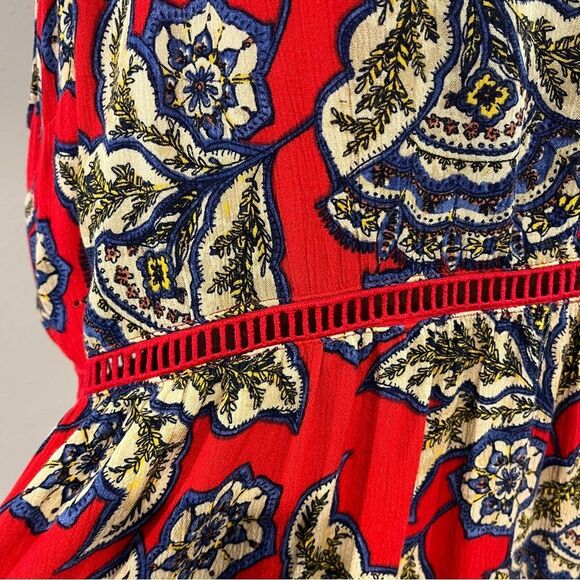 Maurices sleeveless paisley Floral plus size mini Dress size 1X - Picture 5 of 15